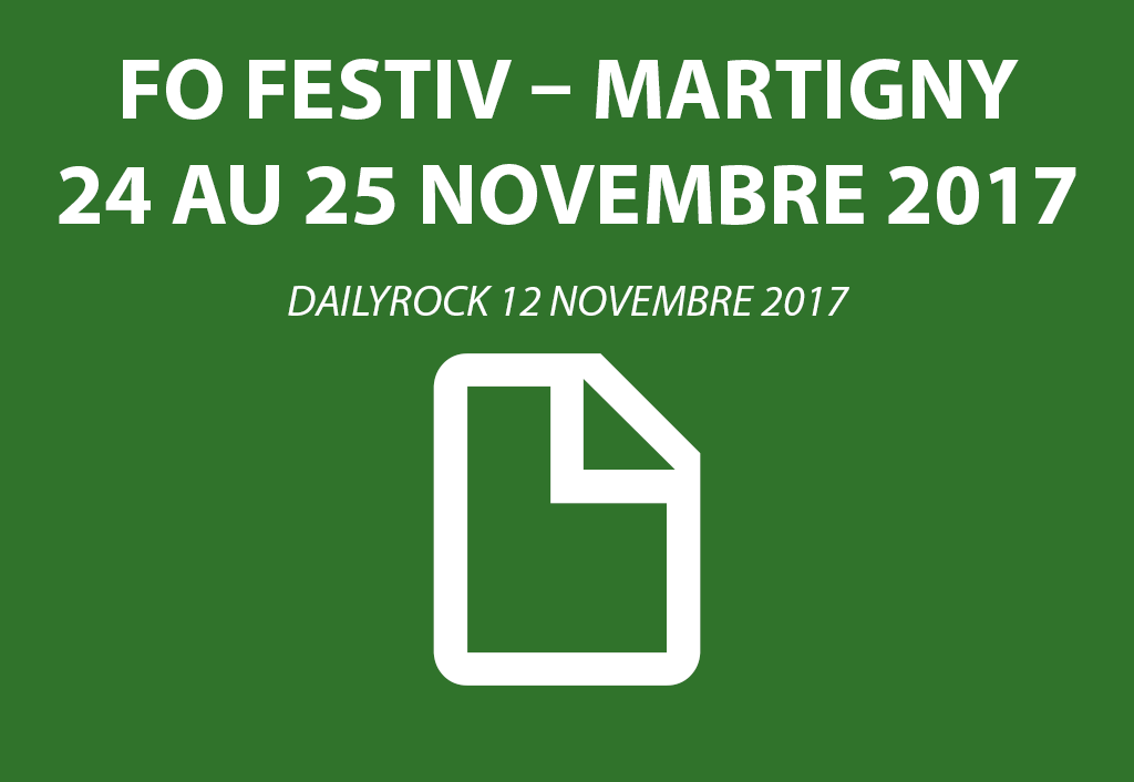 Dailyrock - 12 novembre 2017